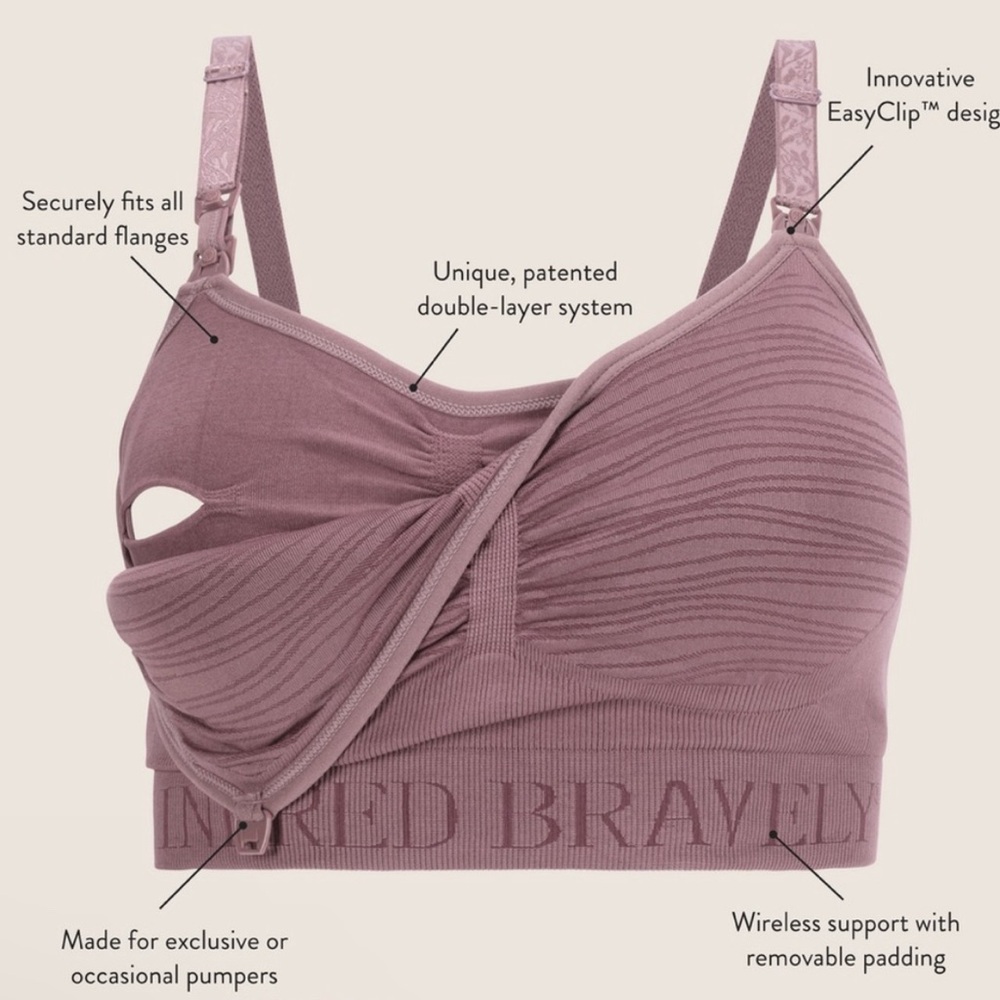 Kindred bravely nursing/pumping bra